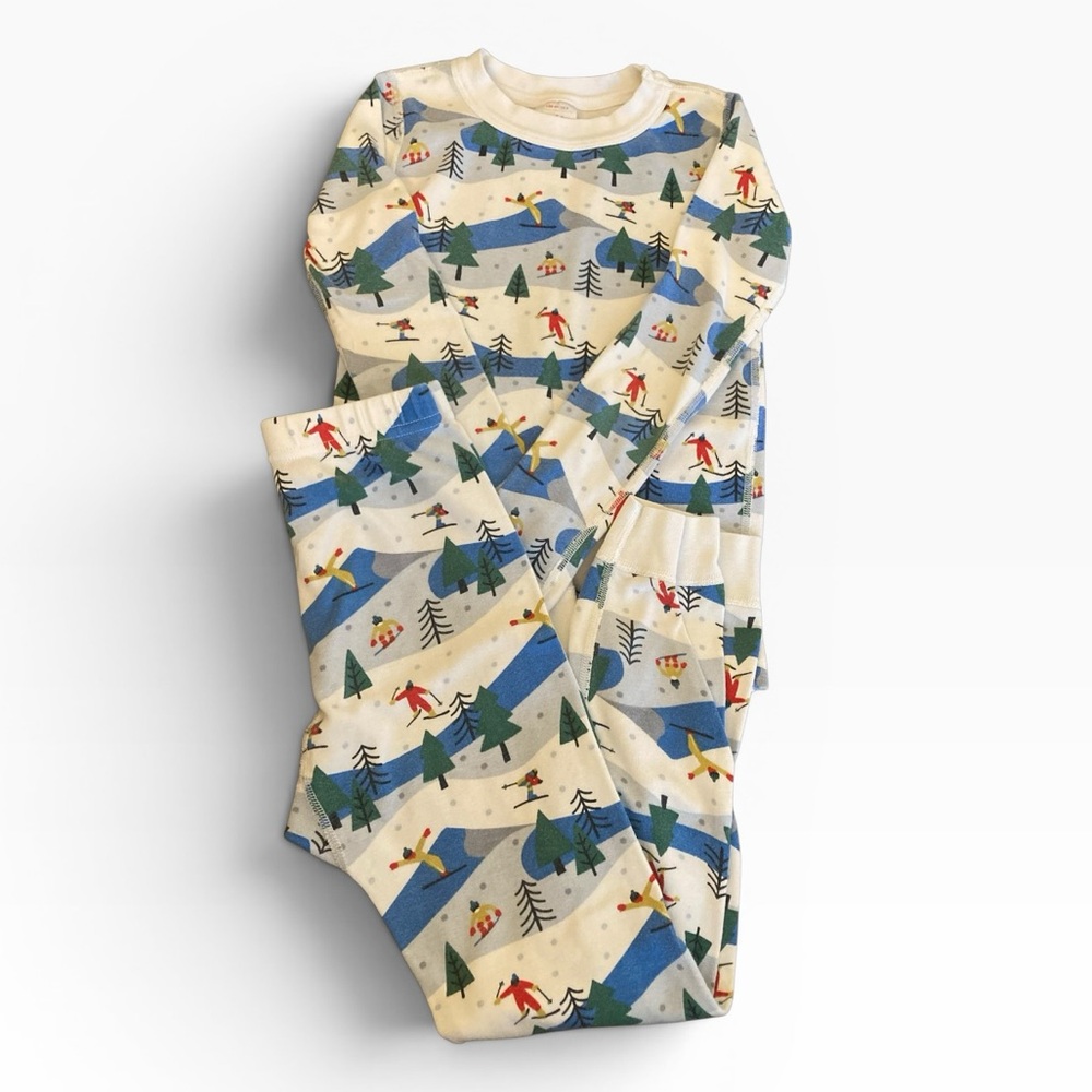 Hanna Andersson Winter Skiing Trees
Organic Cotton Pajama Set Size 8